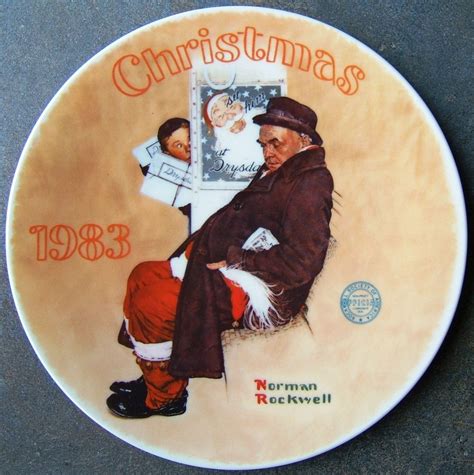 norman rockwell christmas plates|norman rockwell christmas plates value.